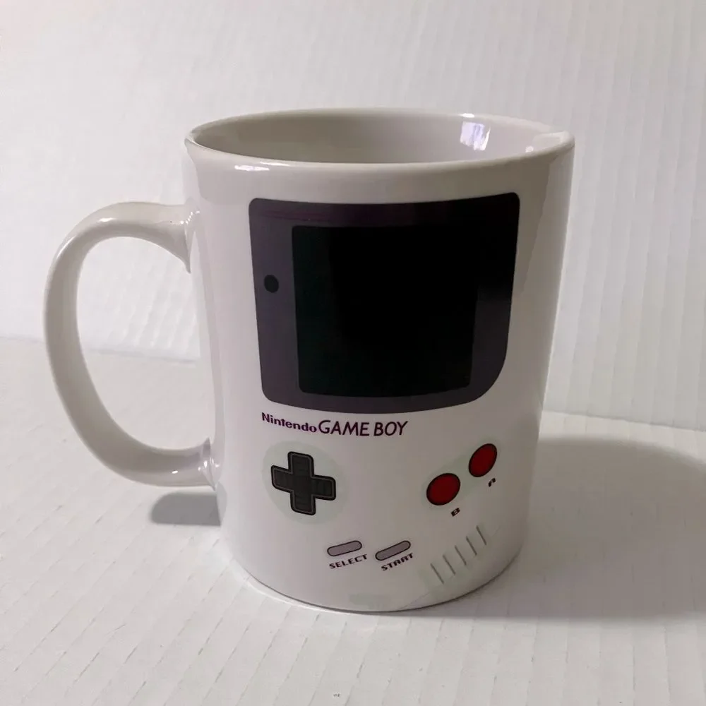 Gameboy Heat Changing Coffee Mug - Gift for Gamers, Nerds, Nintendo Mario Fan...